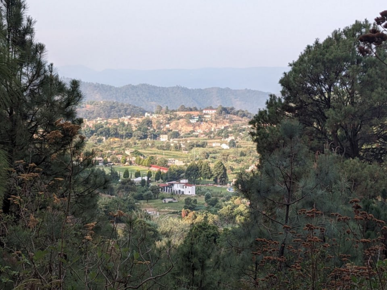 San Pancho Valle de Bravo view of the small town in Mexico
