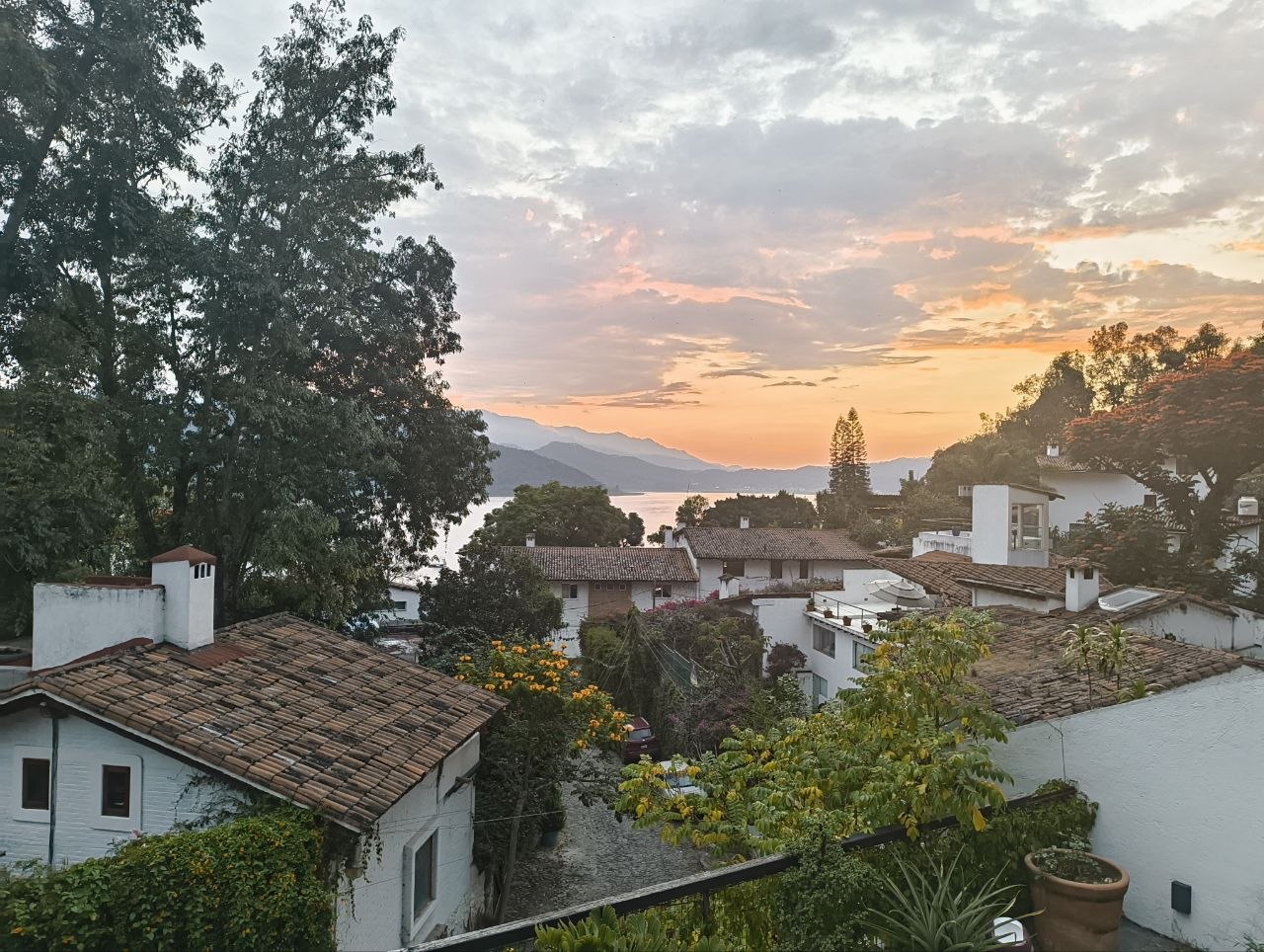 Sunset in Valle de Bravo, State of Mexico
